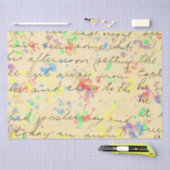  scriptpapier voor het verfweefsel ontleken tissuepapier (Craft)