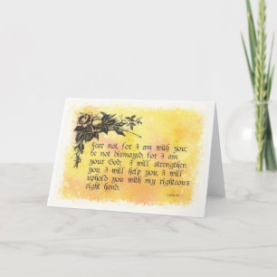 Scriptpromotie Isaiah 41:10 Kaart