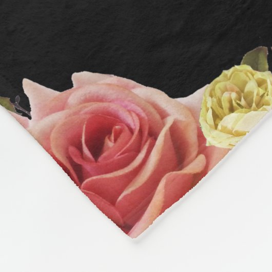 Scriptpsalm 9, Floral Fleece Deken (Hoek)