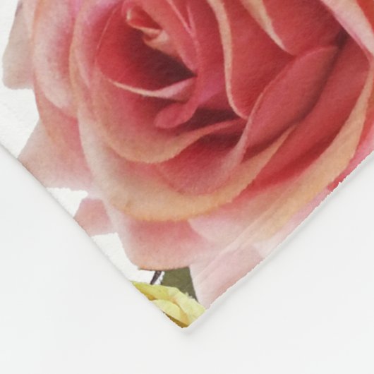 Scriptpsalm 9, Floral Fleece Deken (Hoek)