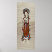 Scripts Buddha Doug Fir Background Art Print (Voorkant)