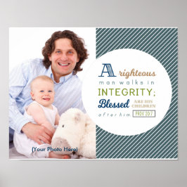 Scripts en foto-Vaderdag Poster