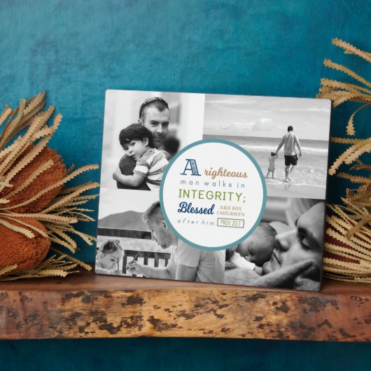 Scripts en fotocollage voor papa fotoplaat (Zijkant)