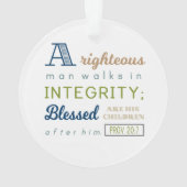 Scripts en foto's, eerste Vaderdag Ornament (achterkant)