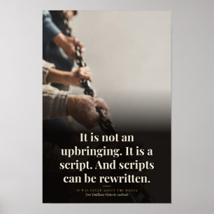 Scripts Kunnen Herschreven Worden Boek Citaat Kuns Poster