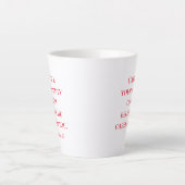 Scripts maken je zorgen over hem latte mok (Voorkant)