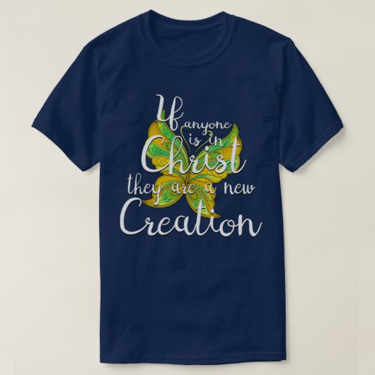 Scripts nieuwe aanmaak vlinder t-shirt (Design voorkant)