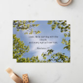 Scripts, onthullingen 1:7, notitiekaartje (Voorkant / Achterkant in situ)