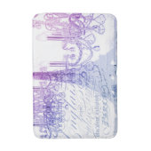 scripts paarse chandelier paris eiffel tower badmat (Voorkant Verticaal)