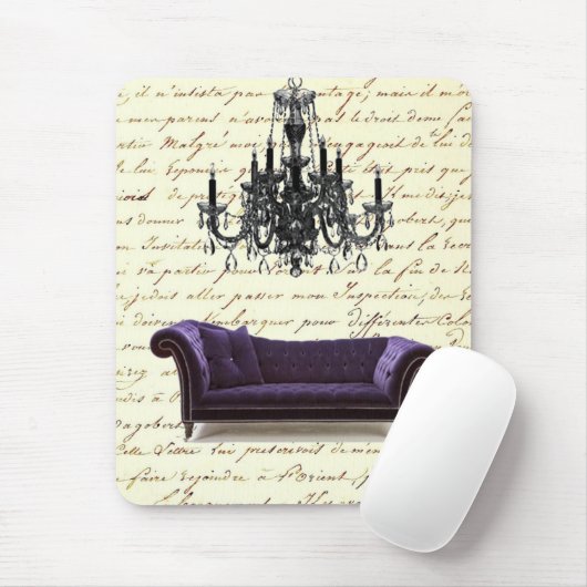  scripts paris chandelier bruiloft muismat (Met muis)