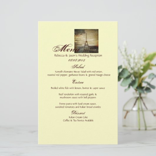 scripts Paris Eiffel Tower Wedding (Staand voorkant)