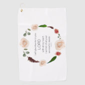 Scripts, Psalm 9, al uw wonderbaarlijke documenten Golfhanddoek (Voorkant)