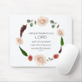 Scripts, Psalm 9, al uw wonderbaarlijke documenten Muismat (Met muis)