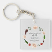 Scripts, Psalm 9, al uw wonderbaarlijke documenten Sleutelhanger (voorkant)