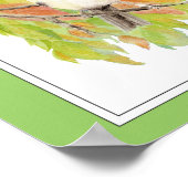 Scripts, Thanksgiving, herfst, Chickadee, Bird Poster (Hoek)