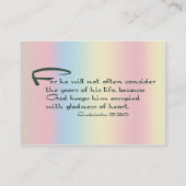 Scripts uit Bijbel Visitekaartje (Achterkant)