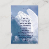 Scriptstaal in Clouds Memorial Visitekaartje (Voorkant)