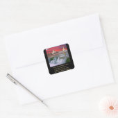 Scriptsticker Vierkante Sticker (Envelop)