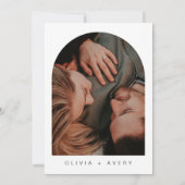 Scripttypografie Ze zijn betrokken Kaart (Achterkant)