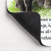 Scripture 1 Corinthians 13:4 Love is Muismat (Hoek)