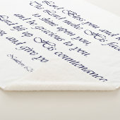 Scripture Blessing Lord Bless You Sherpa Blanket Sherpa Deken (3/4)