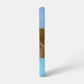 Scripture Blue Sky Calvary Crosses Gold Dove Samsung Galaxy Hoesje (Linkerkant)