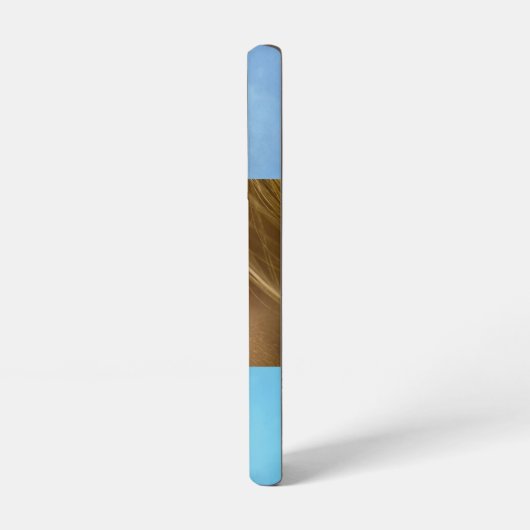 Scripture Blue Sky Calvary Crosses Gold Dove Samsung Galaxy Hoesje (Linkerkant)