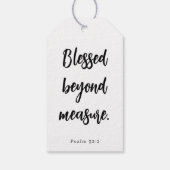 Scripture Centerpiece Decoration Graduation Party Cadeaulabel (Achterkant)