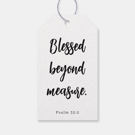 Scripture Centerpiece Decoration Graduation Party Cadeaulabel (Achterkant)