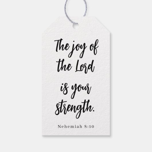 Scripture Centerpiece Decoration Graduation Party Cadeaulabel (Achterkant)