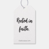 Scripture Centerpiece Decoration Graduation Party Cadeaulabel (Voorkant)