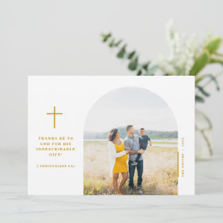 Scripture Faith kerstkaart 2 COR 9:15