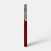 Scripture Hessian Embryo Red Heart Gold Dove Samsung Galaxy Hoesje (Linkerkant)