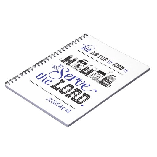 Scripture Inspired Journal Bible Joshua 24 Notitieboek (Linkerzijde)