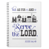 Scripture Inspired Journal Bible Joshua 24 Notitieboek (Voorkant)