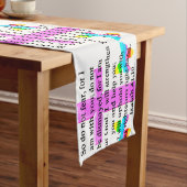 SCRIPTURE ISAIAH 41:10 ONTWERP KORTE TAFELLOPER (Voorbeeld)