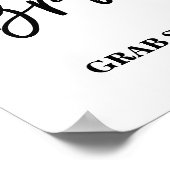 Scripture Let's brunch Vrijgezellenfeest Sign Poster (Hoek)