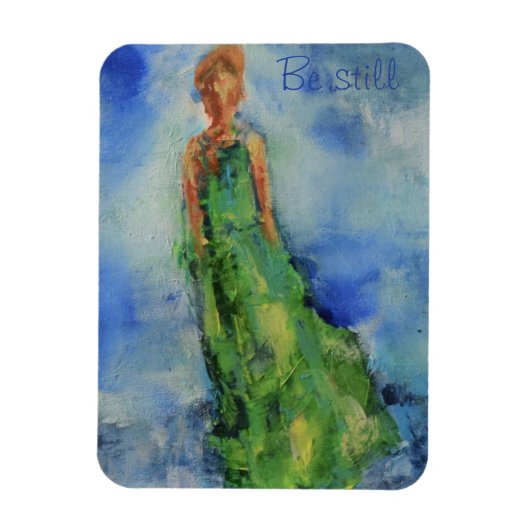 Scripture magnet "Be Still" Magneet (Verticaal)