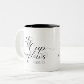 Scripture Mok Psalm 23:5 "My Cup Overflows" (Voorkant links)