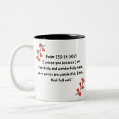 Scripture Mug  Tweekleurige Koffiemok (Links)