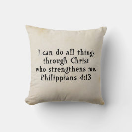 scripture philippians 4:13 kussen