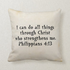 scripture philippians 4:13 kussen