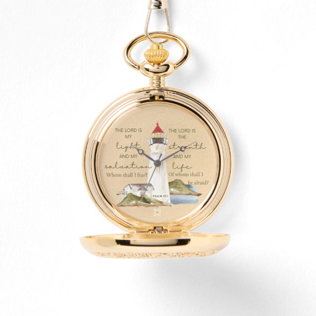 Scripture Pocket Watch Horloge (Voorkant)