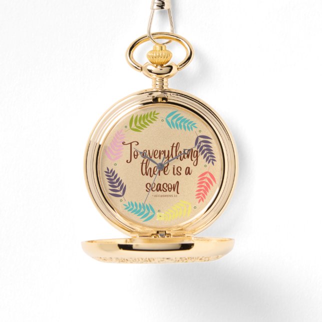 Scripture Pocket Watch Horloge (Voorkant)