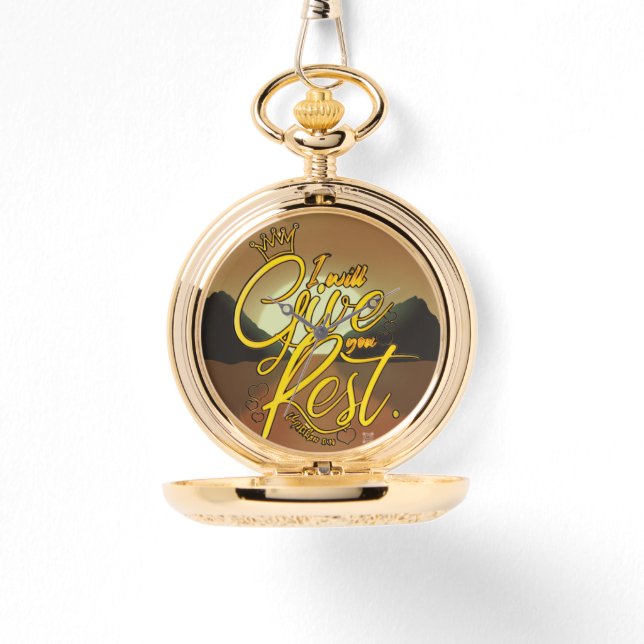 Scripture Pocket Watch Horloge (Voorkant)