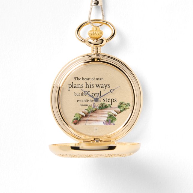 Scripture Pocket Watch Horloge (Voorkant)