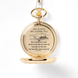 Scripture Pocket Watch Horloge