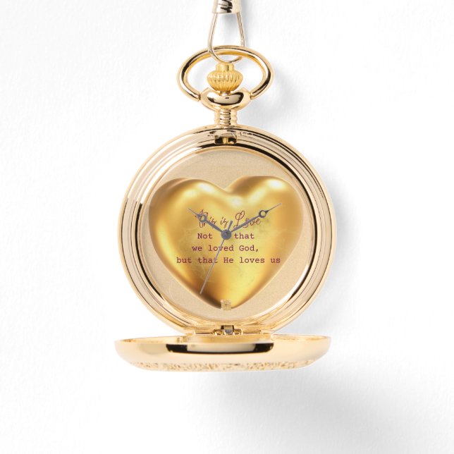 Scripture Pocket Watch Horloge (Voorkant)
