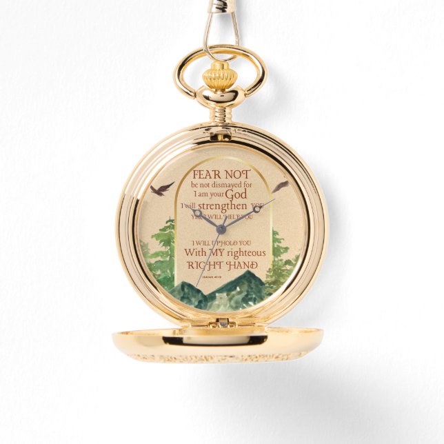 Scripture Pocket Watch Horloge (Voorkant)