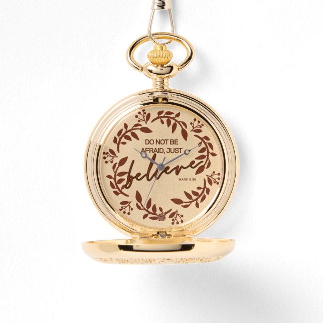 Scripture Pocket Watch Horloge (Voorkant)